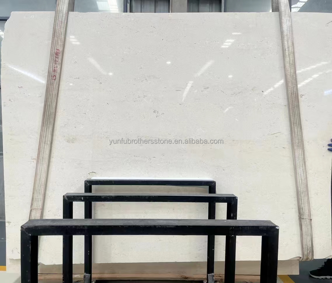 Small Scale Building Projects Essential Popular Light Beige Natural Marble Wall Tiles
