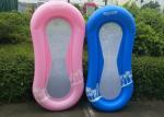 Single People Inflatable Beach Lounger Backrest Recliner Floating Sleeping Bed