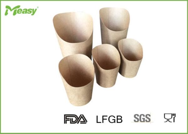 Buy cheap 32oz / 12oz Printed Kraft Paper Cups , Food grade corrugated paper coffee cups from wholesalers