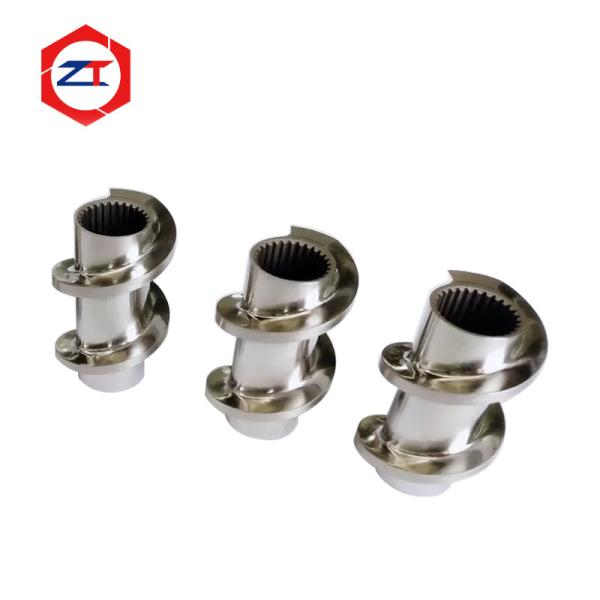 Buy cheap ZSE75 Co Rotating Twin Screw Extruder Spare Parts HRC58 - 62 Hardness Pellet Extruder Machine from wholesalers