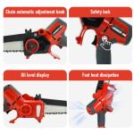 Portable Electric Lithium Battery High Branch Saw 8inch Long Reach Chainsaws
