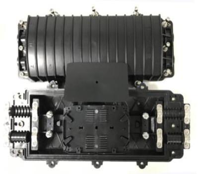 Buy cheap Black Outdoor Fiber Splice Enclosure 96 - 144 Core / Insulation Resistance from wholesalers