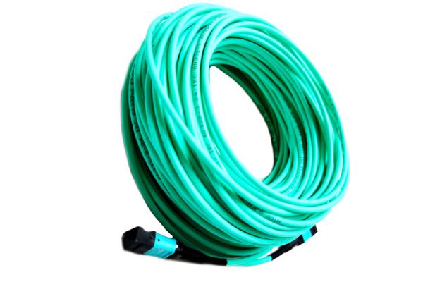 Buy cheap OM4 50/125 10m 12 Core MPO Fiber Cable Premise Installation from wholesalers