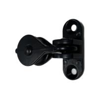 Buy cheap Rotation Backplate Blinds Pulley Zinc Diecast Black Wall Mount Curtain Pulley product