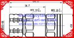 4.3-10 male connector for 1/2 flex cable clamp type Best selling in Europe