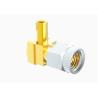 Buy cheap 2.92mm K Male Right Angle Coax Connector Stainless Steel for 2# Semi-Flex mmW Cable from wholesalers