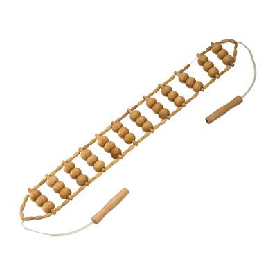 Buy cheap Bamboo / Wooden Back Roller Massage Belt Strap With 12 Rollers from wholesalers