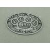 Buy cheap Customized 2D Souvenir Badges Standard Antique Silver Die Casting Metal Badge from wholesalers