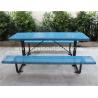 Buy cheap Waterproof Metal Picnic Table With Benches Anti Rust Durable Weather Resistant from wholesalers