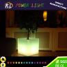 Buy cheap Plastic Glow LED Cubic Indoor&Outdoor Garden Flower Pot from wholesalers