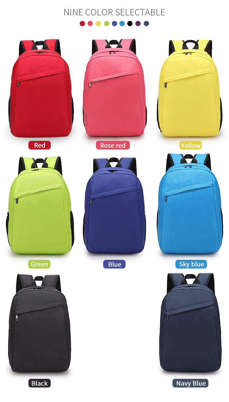 Wholesale custom logo men and women fashion middle school students waterproof backpack for kid school bag