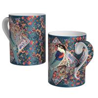 Buy cheap 10.8cm Cuckoo Modern Ceramic Coffee Mugs 0.35kg Couple Mug Set Chip Resistant product