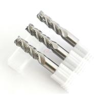 Buy cheap 13/32" 3/4" 3/8" Carbide Roughing End Mill For 6061 Aluminum 10mm Extra Long product