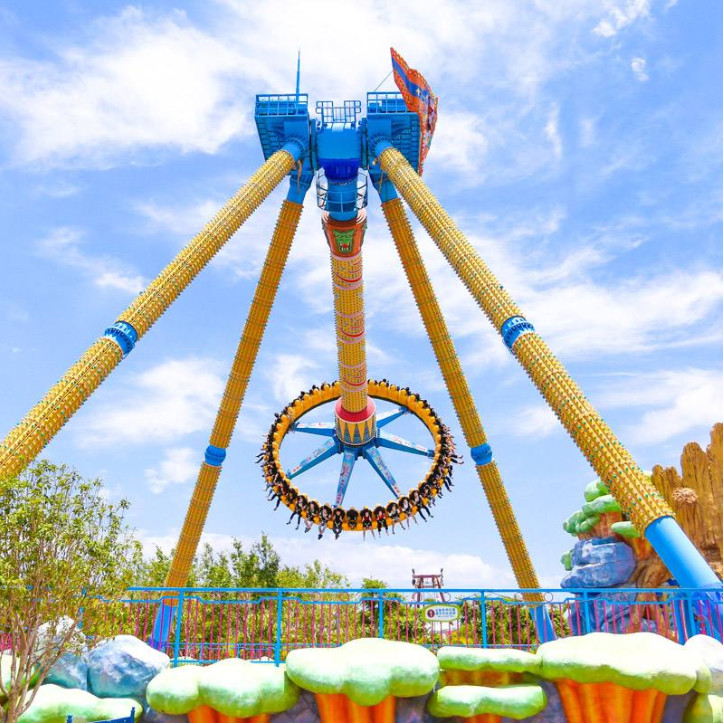 12CBM Volume Big Amusement Park Pendulum 12KW Power 10 * 4M Land Occupation