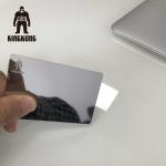 Anti Fingerprint Mirror Business Cards , Stainless Steel Business Cards 85x54mm
