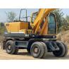 Buy cheap Hyundai R150W-9 Used Wheel Excavator 2015 High Precision For Building from wholesalers