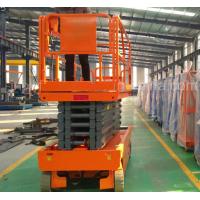 Buy cheap Mobile Scissor Lift Small Platform Hydraulic Driven Proportional Control product