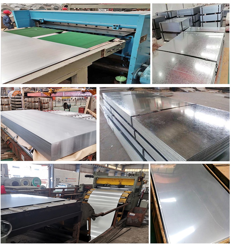 Non Oiled Galvanized Steel Plate 600mm - 1250mm Galvanized Plain Sheet Zn 275