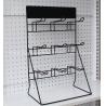 Buy cheap Black H500mm W310mm Battery Display Rack , Garage Wall Tool Rack Pegboard from wholesalers