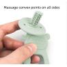 Buy cheap Cartoon Kara Shaped Baby Silicone Toothbrush Baby Food Grade Silicone Gum Baby Handheld Teeth Grinder from wholesalers