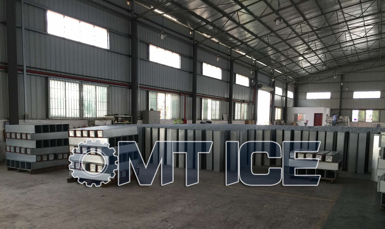 OMT stainless steel 50kg ice block cans with 3P voltage and 60Hz power supply