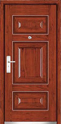 Buy cheap steel wood security armored door from wholesalers