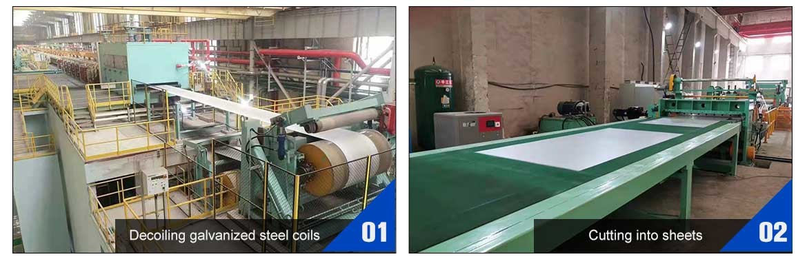 DX52D+Z GALVANIZED ROOFING SHEETS corrugation plates manufacturer supplier