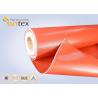 Buy cheap Heat Resistant 550C Thermal Insulation Fabric / Silicone Rubber Coated Fiberglass Cloth from wholesalers