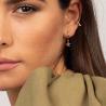 Buy cheap Customized Women Girl Fashion Jewelry Gold Plated Star Dangle Hoop Earrings 925 Sterling Silver Jewelry Piercing Earring from wholesalers