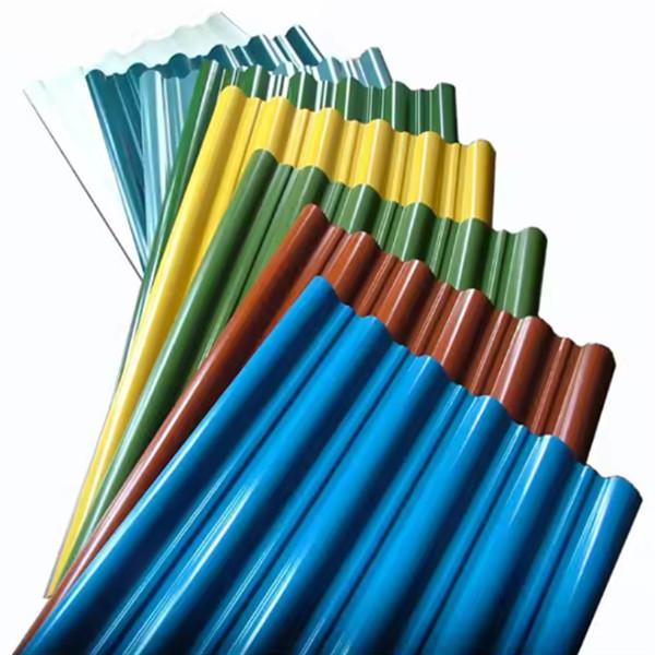 Buy cheap ASTM A755 PPGI Corrugated Steel Sheet 0.2mm-1.5mm Galvanized Color Roofing Sheets from wholesalers
