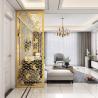 Buy cheap Black Interior Room Stainless Steel Screen Partition Dividers For Hotel from wholesalers