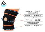 Adjustable Waterproof Neoprene Knee Sleeve For Men Women Sport Protection