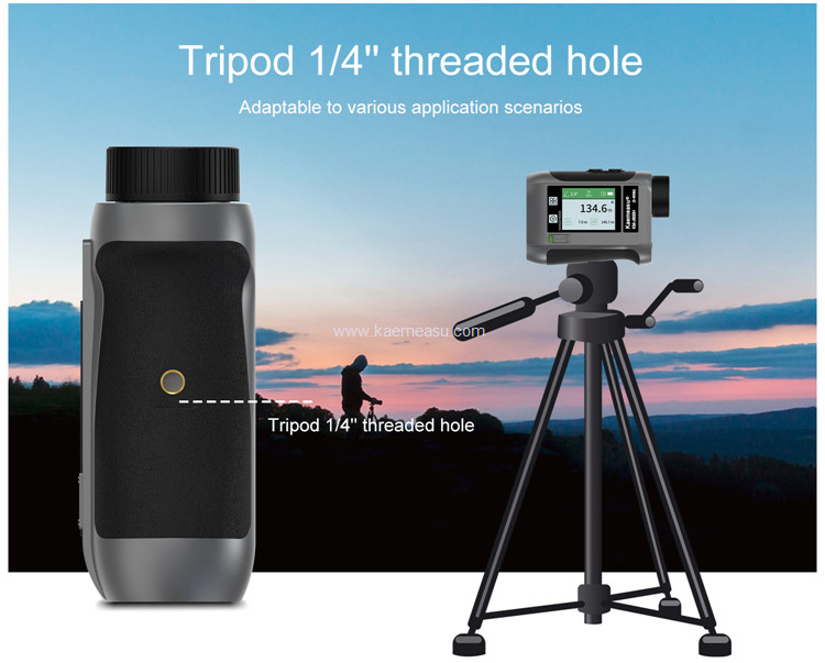 kaemeasu Voice Broadcast Golf Rangefinder Laser Range Finder Telescope With LCD Touch Screen J600