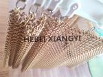 Bronze Color 8mm Metal Mesh Curtain Flexible Aluminum Coil Interior Ceiling