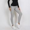 Buy cheap Light Gray Women Riding Leggings Pockets Equestrian Training Pants With Silicone Grip from wholesalers