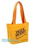 Quality animal printed promotional shopping bag customized logo cotton canvas