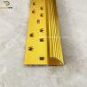 Buy cheap Carpet Edge Trim Carpet Transition Strip Gold 7.7mm×38mm Gripper Punching from wholesalers