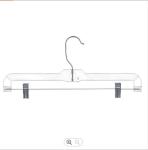 Anti Slip Thick Plastic Hangers White Plastic Hangers With Clips