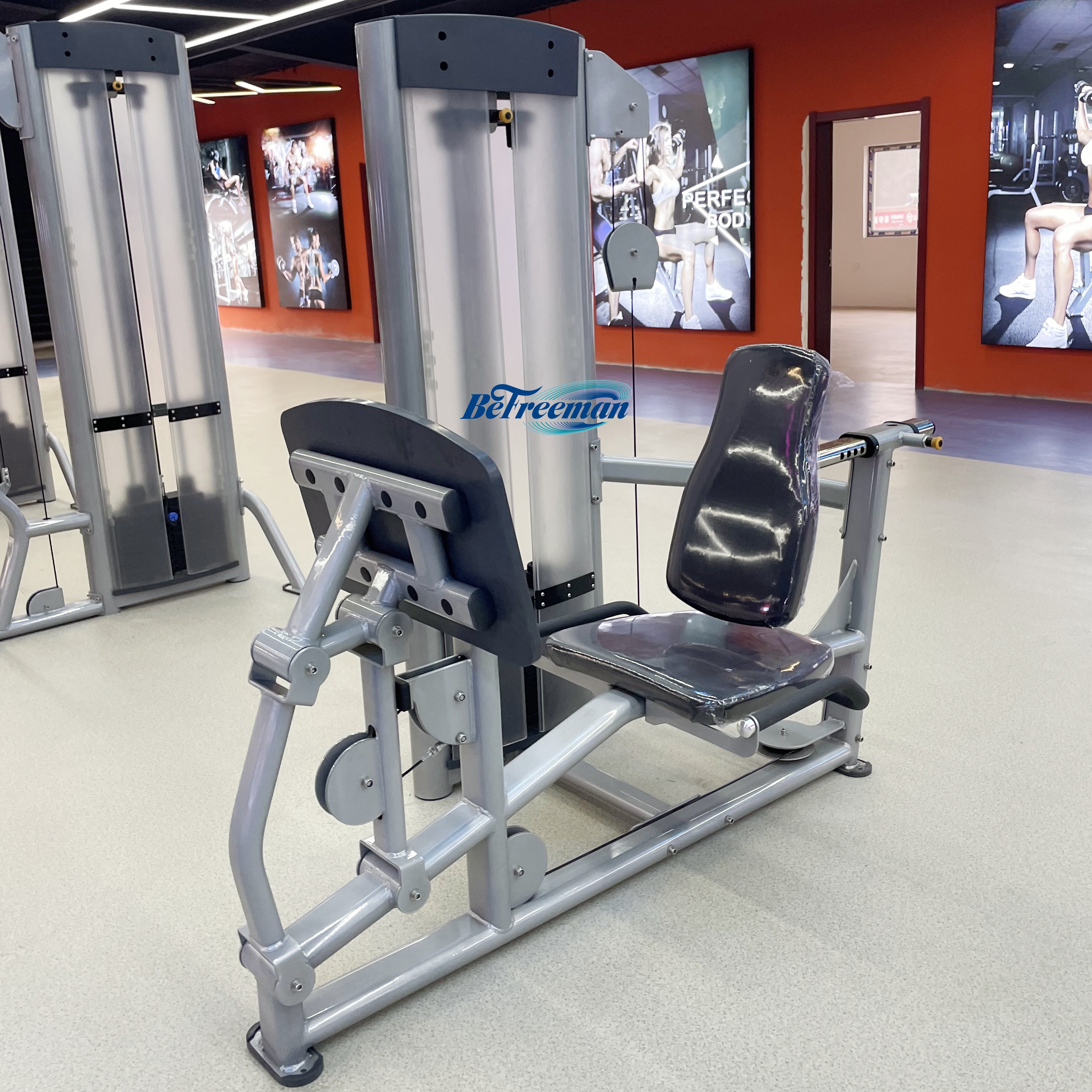 ODM Seated Horizontal Leg Press Machine Gym Trainer With 80kg-120kg Weight Stacks Medium Loader's Top Fitness Choice