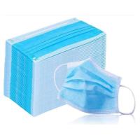 Buy cheap Factory Price Medical Disposable Face Mask, 3ply, ear loop, Blue, oridinary product