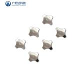 OEM Facturing Tactile Metal Domes SS Four Legged Gold Plating Cross Shape