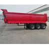 Buy cheap Van-Type 3 Axles 60 Cubic Meters Hydraulic Cylinder 40-100 Ton Concrete Dump Trailers from wholesalers