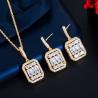 Buy cheap Wedding Bridal Jewelry Sets For Women Rhinestone Crystal Jewelry Set Bracelet Earrings Female Set Jewelry Accessories from wholesalers