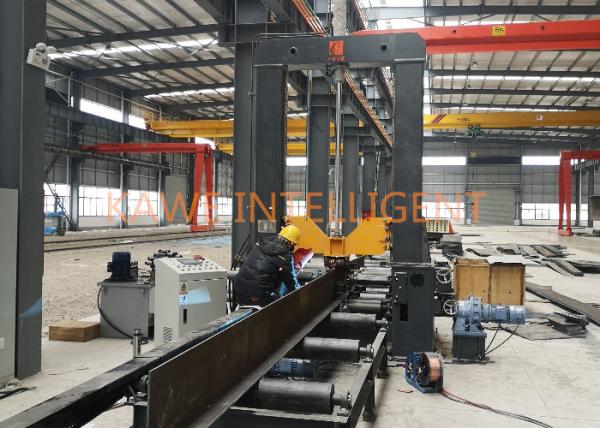 Buy cheap 500-800mm/Min H Beam Assembly Machine Web Height 200-1500mm from wholesalers