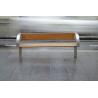 Buy cheap SGS Certified Length 120cm Cast Iron And Wood Garden Bench from wholesalers