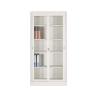 Buy cheap Metal Bookshelf Steel Office Furniture Storage Cabinet With Glass Doors from wholesalers