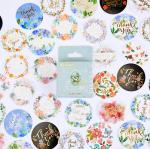 Full Color Self Adhesive Label Stickers Stamping Thank You Sticker Gift Baking