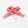 Buy cheap Printed Pattern Pull 30mm Satin Ribbon Blue Red And White Striped Christmas Bows from wholesalers