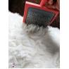 Buy cheap Pet Wire Grooming Brush Wooden Handle Metal Long Pin Slicker Brush for Medium Large Dogs from wholesalers