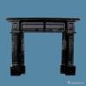 Buy cheap Black Marble Fireplace Hearth , Indoor Marble Fire Surround High Hardness from wholesalers